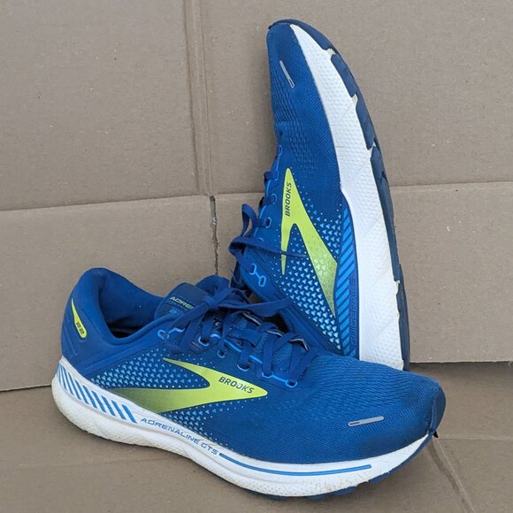 Brooks Adrenaline GTS 22 Running Shoe Men’s Size 12D Blue/Nightlife 1103661D482 - Picture 2 of 16
